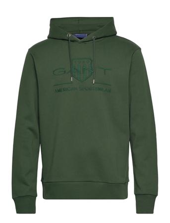 Tonal Archive Shield Hood Green GANT