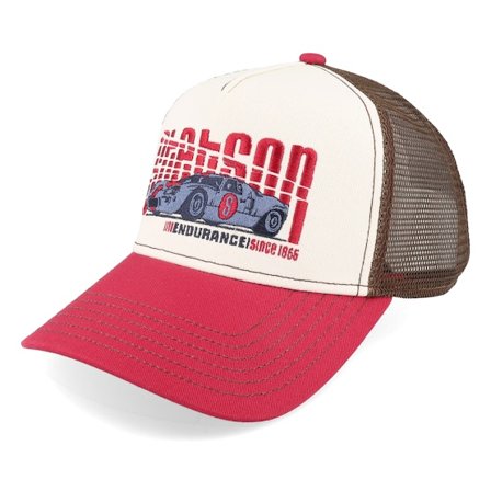 Stetson - Bílá trucker Kšiltovka - Endurance Red/Black Trucker @ Hatstore