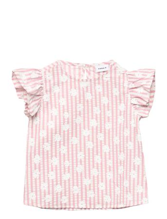Nmfhisille Ss Top Bluse Tunika Rosa Name It