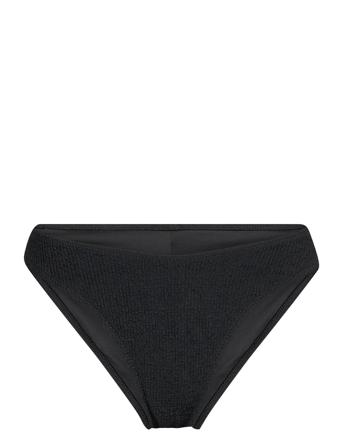 Swim Brief Naomi Brazi Crepe Swimwear Bikinis Bikini Bottoms Bikini Briefs Musta Lindex