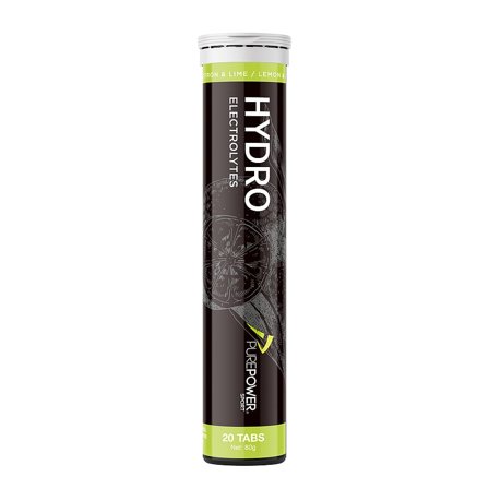 PurePower Hydro tabs Citrus/Lime 20 stk, Sport & Velvære, Protein & Energi, Elektrolytter