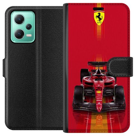 Yhteensopiva Lompakkokotelo Xiaomi Xiaomi Redmi Note 12 Ferrari Formula 1 -auto ikonisessa punaisessa muotoilussa urheilullisella tarkkuudella