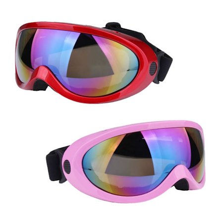 2 st Enkellagers skidglasögon, inga anti-im skidglasögon