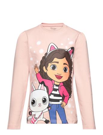 T-Shirt Ls T-shirts Long-sleeved T-shirts Rosa Minymo*Betinget Tilbud