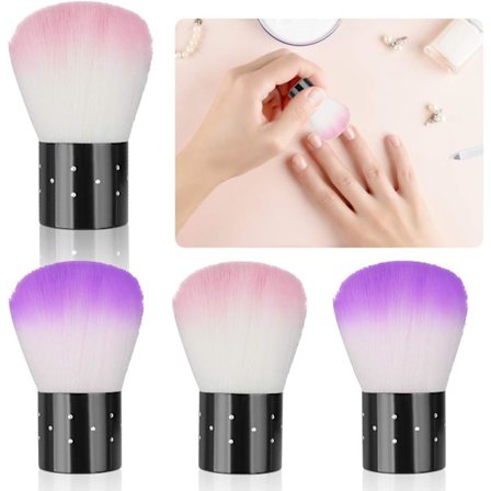 Negle støv børster 4 stk. støv børste til rengøring makeup børste sæt multi-funktion blød ansigtsbørste Maqui