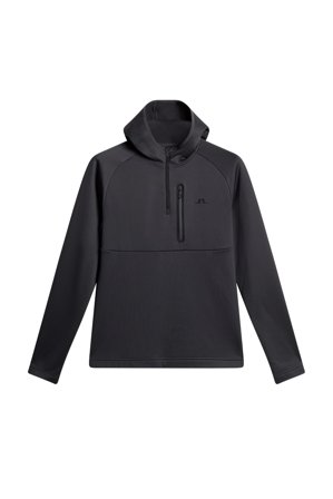 J.Lindeberg - Golf - Adam Quarter Zip Hood - Svart - Man - XXL