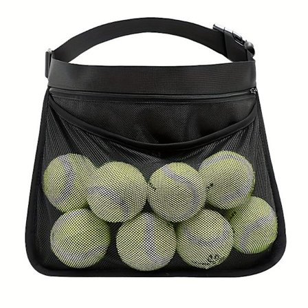 Justerbar Tennis Pickleball Golf Midjeveske Kraftig Mesh Fanny Holder Sykling