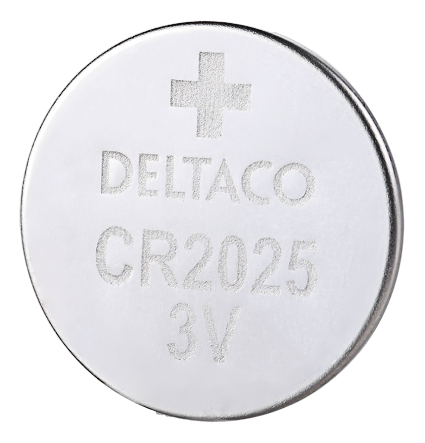 Deltaco Ultimate batteri - 10 x CR2025 - Li (en pakke 10)