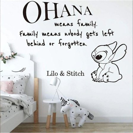 Stitch Vinyl Anime Veggklistremerke, Kreativ PVC-tapet, Dekorativ Veggklistremerke for KLB
