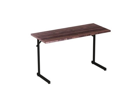 deNord Design Fällbord 1200x500x715x18 valnöt/svart - Lyreco - Kontorsmöbler och inredning - Bord och hurtsar - Fällbord