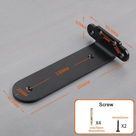 Høyre vinkelbrakett Skrivebordshylle STYLE 2 STYLE 2