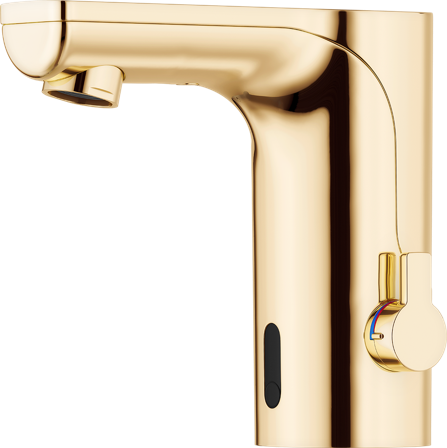 Mora 720080.60 Tvättställsblandare beröringsfri, utan bottenventil, Eco Mässing, Badrum