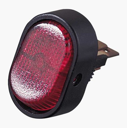 Biltema - Strømbryter belyst 12 V 30 A