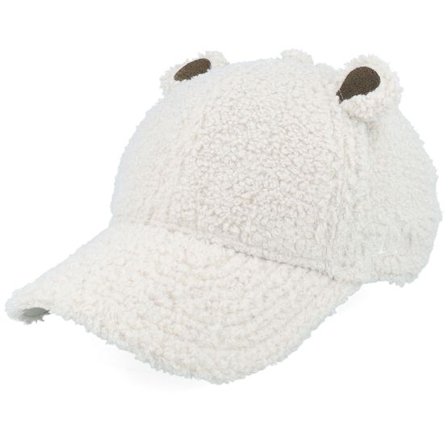 New Era - Vit adjustable Keps - Kids Winter Borg 9FORTY Stone Adjustable @ Hatstore