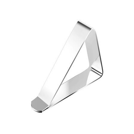 3 st rostfria bordsduksklämmor triangulära klämmor bordsduk c