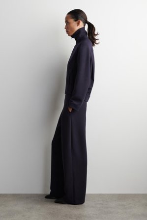 COS Femme Pantalon De Jogging Barrel En Scuba in Bleu