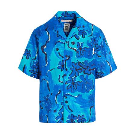 Marni Shirts Blå, Herre Skjorter