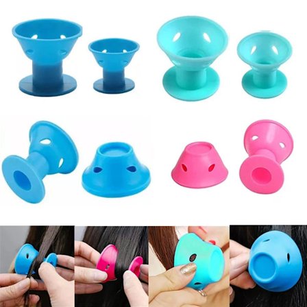 Silicone Magic Hair Curlers Hair Care Rollers Soft Rubber Twist Hair No Heat Clip Sleeping Curling Styling Natural Curls DIY