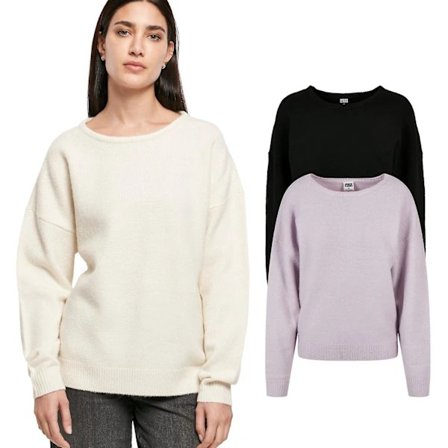 /EA/Dam - Stor, fluffig oversize-tröja