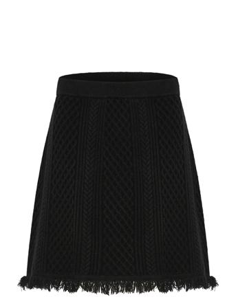 Kbrollana Skirt Skirts Short Skirts Black Karen By Simonsen