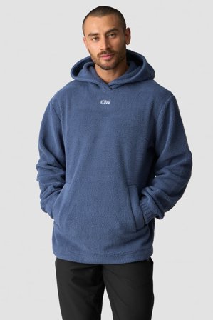 Everyday Fleece Hoodie Men Dusty Twilight Blue