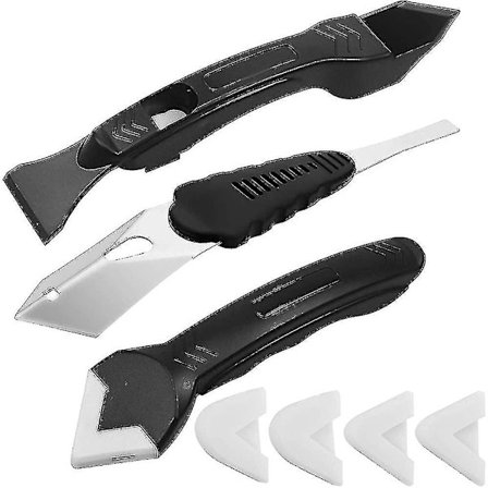 Transparent Silikonfugemasse, Spade 7 i 1 Professionel Fugningssæt og Ramme Fo