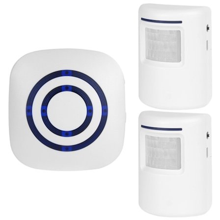 Trådlös Dörrklocka Rörelsesensor Dörrklocka Larmdetektor Butik Välkomstklocka UK