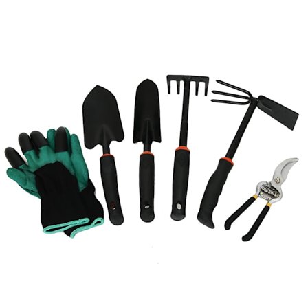 Hageverktøysett, 6-delt verktøysett
