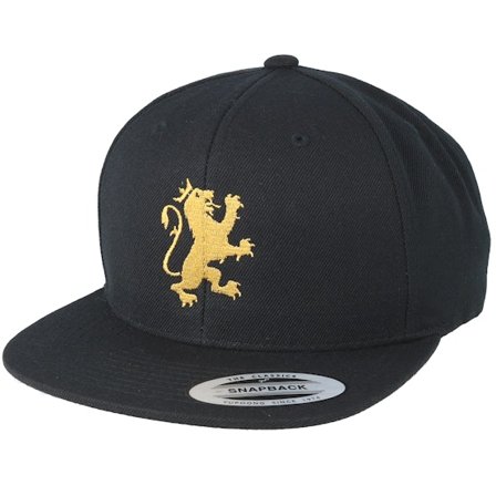 Lions - Nero snapback Cappellino - Standing Logo Black/Gold Snapback @ Hatstore