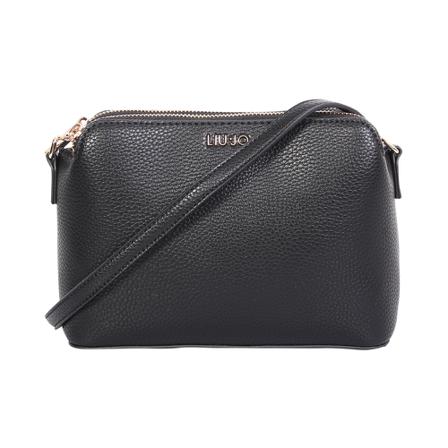 Liu Jo, Double Pouch bag by Liu Jo Zwart, Dames, Maat:ONE Size,polyester