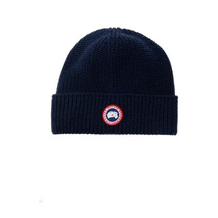 Canada Goose Logo-patched Hoed , Blauw , Heren , Maat: ONE Size Hoeden