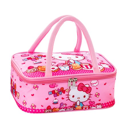Portabel Sanrio Lunchväska Lunchbox Skola Kontor Snacks Lunchbox Picknick Förvaringsväska