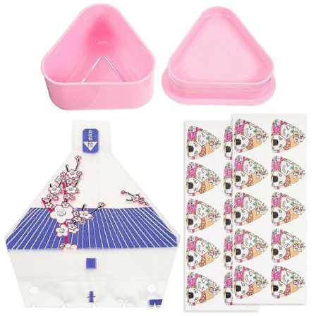 1 sæt Onigiri Form Risbold Indpakningspapir Trekant Sushi Form Japanske Onigiri Poser B