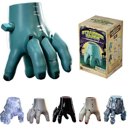 Adventskalender 2025 Slumpmässig Halloween Flyttbar Urverk Främmande Händer Blind Box Actionfigur Leksak, Kampanj