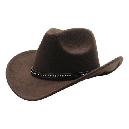 Homburg med unikt etnisk bånd Ferie Topphatt Panama Hatt Porkpie Hatt Overraskelsesgave til kjæreste Far Onkel Kaffefarge