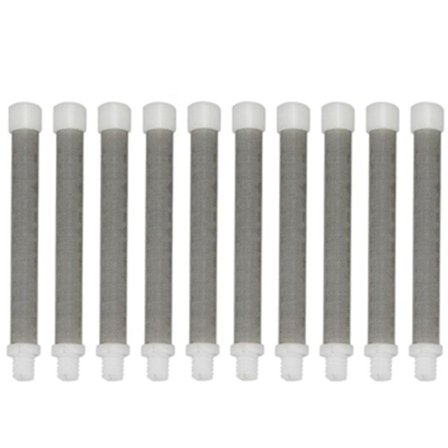 10 stk. Airless Filter 60 Mesh Airless Spray Filter 304 Rustfritt Stål For Airless Paint Spray Corros