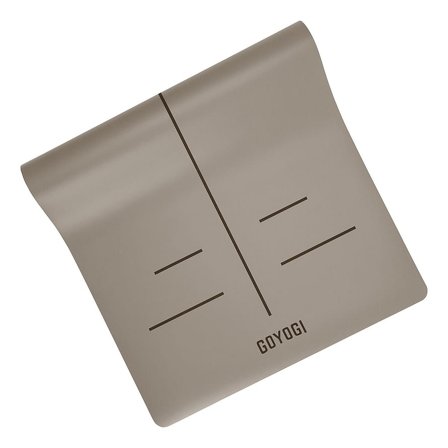 GOYOGI Premium Signature Yogamåtte Sand, Sport & Velvære, Yogaudstyr, Yogamåtter