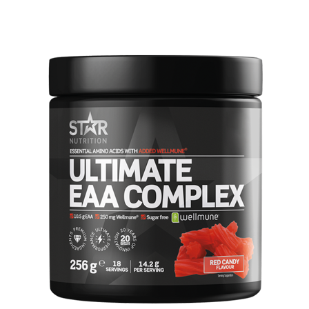 Star Nutrition Ultimate EAA Complex 256 g, Red Candy - Bodyman.dk
