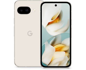 Pixel 9a - 128GB - Porcelain - Google Pixel 9a – olåst Android-smartphone med AI-kamera