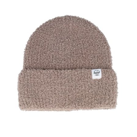 Herschel - Beige cuff Beanie - Boucle Beanie Dark Taupe Cuff @ Hatstore