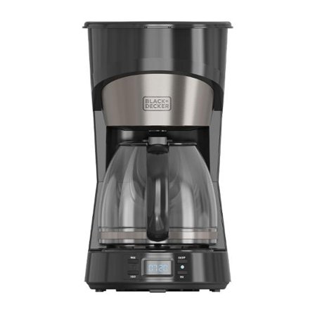 BLACK & DECKER Kaffebryggare LCD 12 koppar svart - Lyreco - Kök och servering - Köksutrustning - Kaffebryggare
