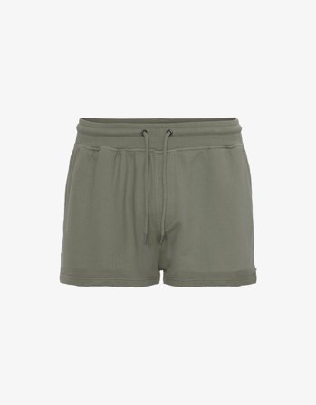 Women Organic Sweatshorts - Dusty Olive - M