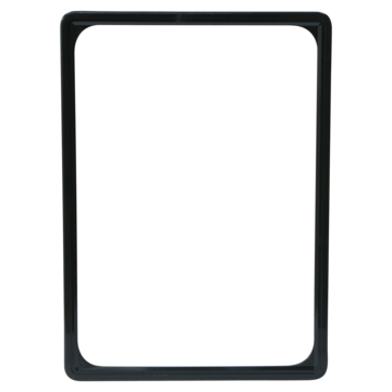 SKILTRAMME A4 PLAST SORT