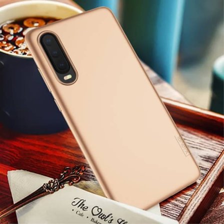 Fodral till din Huawei P30 i ultratunn matt guld TPU