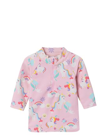 Nmfzila 3/4 Uv Swim Top Pink Name It