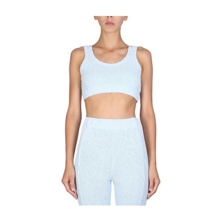 Rotate Birger Christensen Birdy Knit Top Blå, Dame