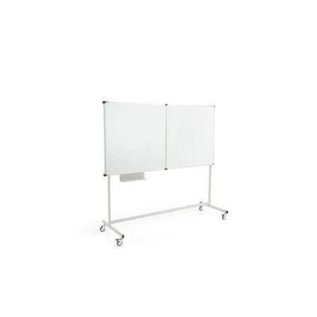 Mobil whiteboard, 3-delt, H1200 B1800–3600 mm