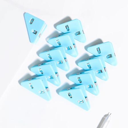 1st färghörnklämmor Set Triangel Transparent Sidhållare Ind