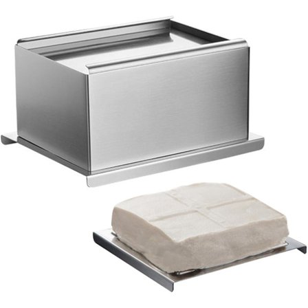 Rostfri 304 rostfri tofu pressform set - DIY tofu rivjärnsform kök verktyg (L)