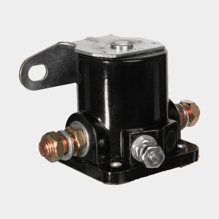 Sierra Relä för Marinmotorer, Svart Startrelä i Metall och Plast, Högkvalitativ Solenoid för Båtmotorer och Startsystem